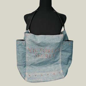 Victoria Secret Denim Tote  - Good Condition - LR0186-8